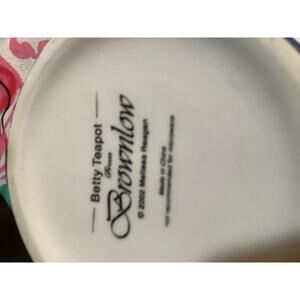 Brownlow Betty Teapot with Purple Floral Design